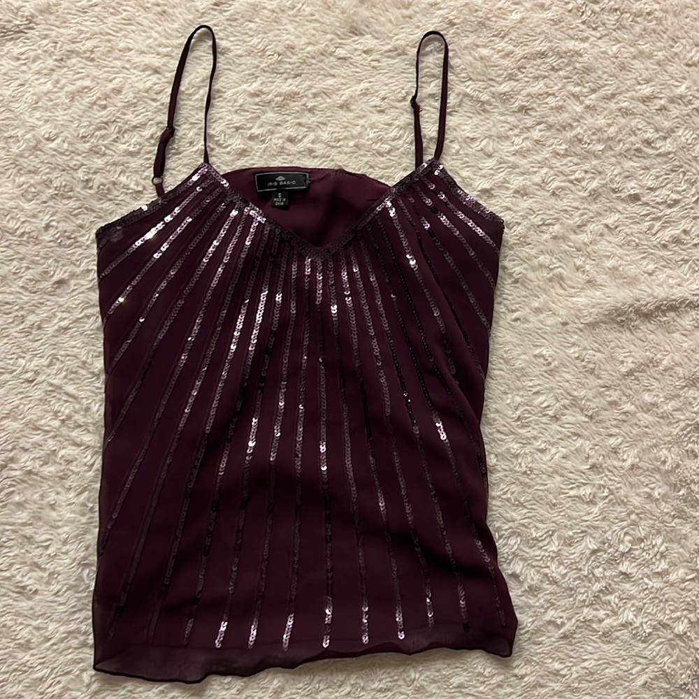 Purple going out tank top size small $5